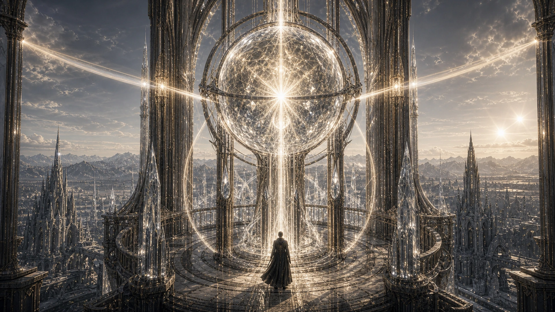 El Conductor Arcánido: el orbe que captaba la luz de los dos soles.