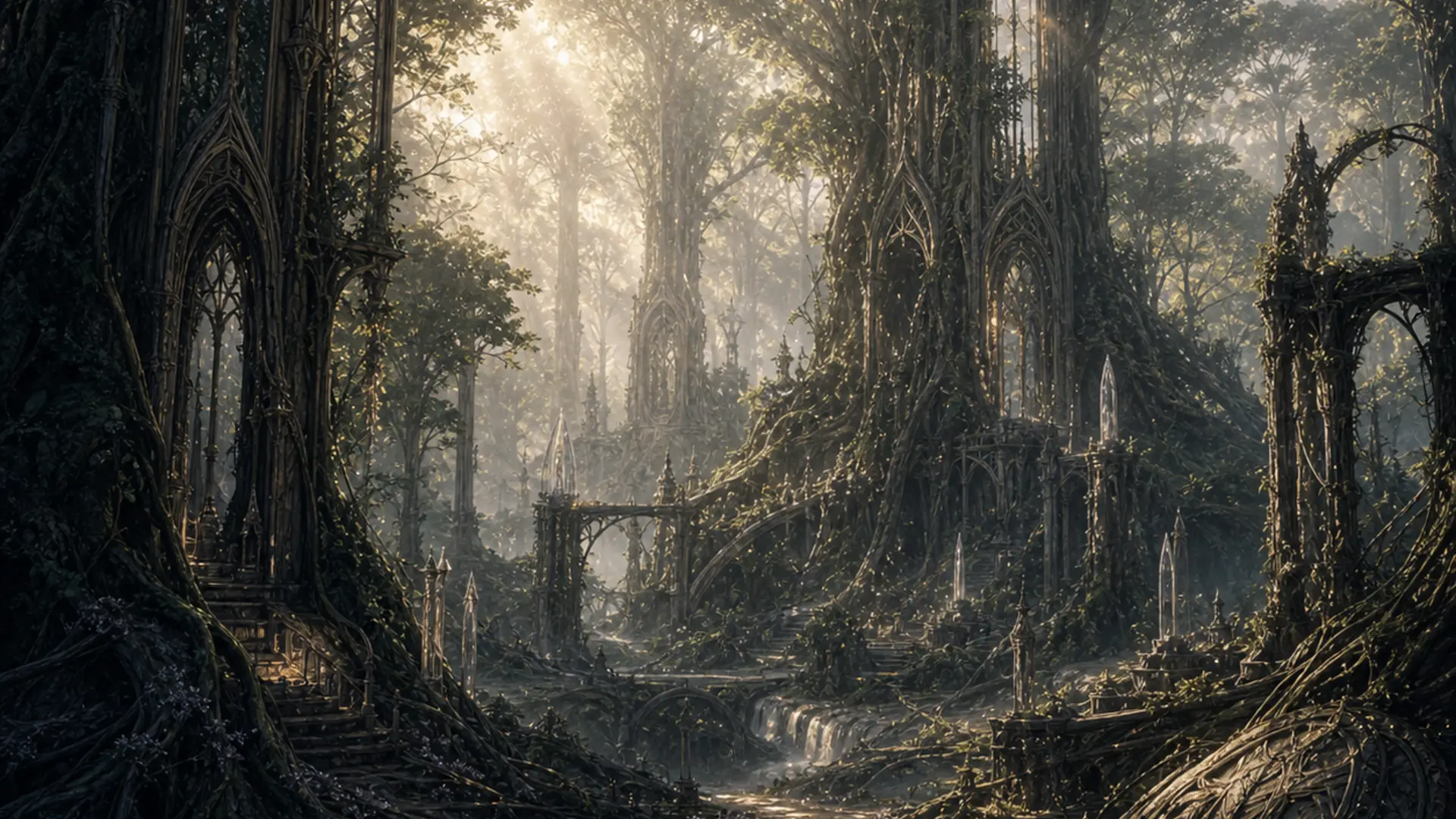 Eldoria, los bosques cantores de los hijos de la primera luz.